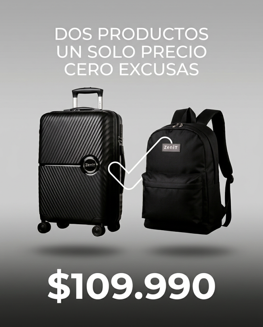 TU VIAJE ESTA LISTO: MALETA + ARTÍCULO PERSONAL